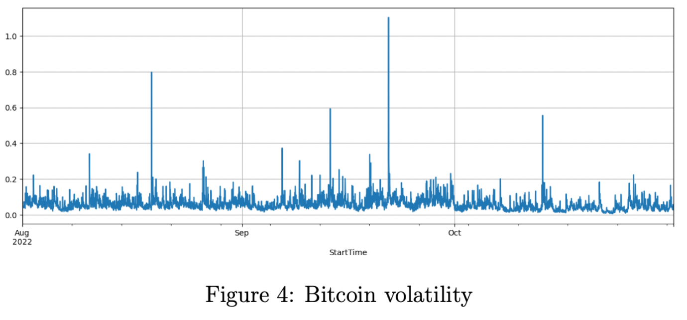 Predicting Bitcoin Price Volatility project visual 4